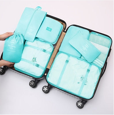 8Pcs/set Large Luggage Packing Cube