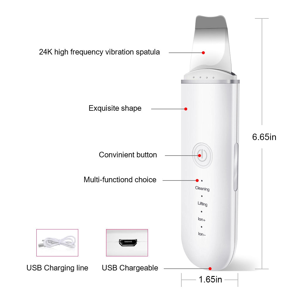 Ultrasonic Electric Skin Exfoliator